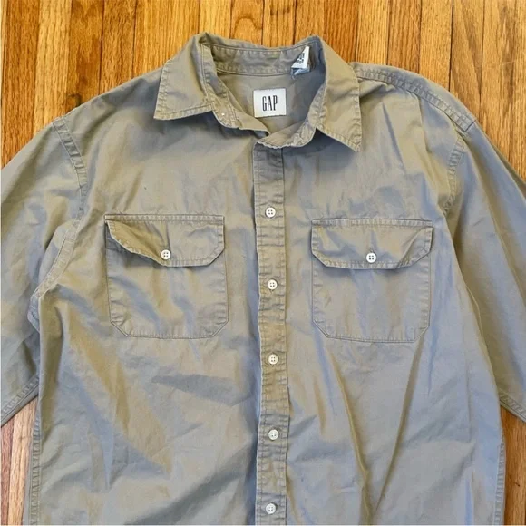 GAP VTG Men’s Utility Pocket Shirt - Picture 3 of 6